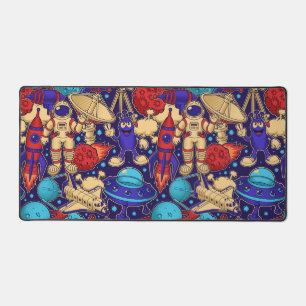 L'astronaute de la caricature spatiale Shuttle Ali