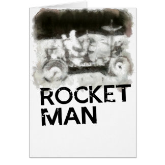 L'astronaute de Rocket Man sur la Lune