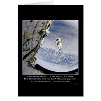 L'astronaute Mark C. Lee Teste la navette STS-64 "
