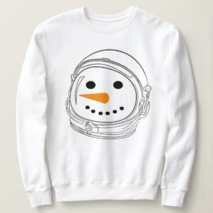 L'astronaute Snowman Sweatshirt - Noël drôle