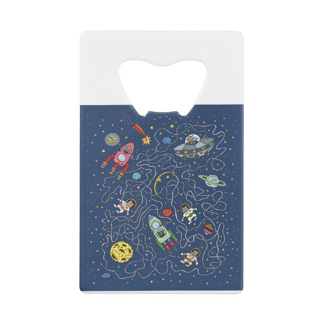 L'astronaute spatial Cat Rocket Maze Puzzle Mystèr (Devant)