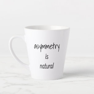 L'asymétrie Est La Mug Latte Naturelle