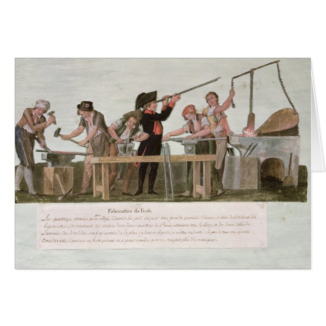 L'atelier des fabricants de fusil, 1793 (Devant horizontal)