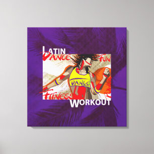 LATIN DANCE WORKOUT - Toile imprimée