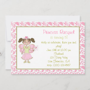 Latina Fairy Princess Invitation