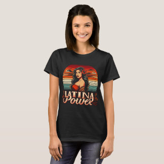 Latina Power Women Hispanic Heritage Month T-shirt