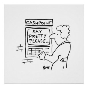 L'ATM de point de cendres affiche un message deman