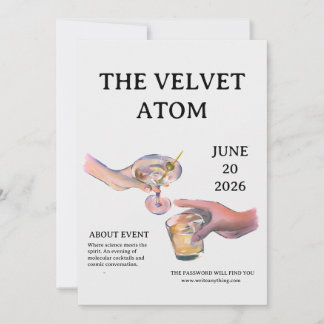 L'Atome Velours : Un Événement de Cocktails Molécu