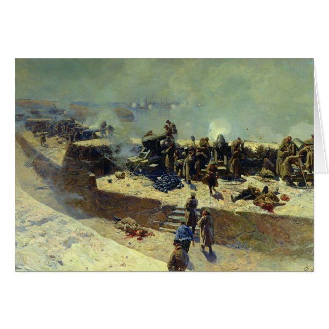 L'attaque de batterie d'Alexandre (Devant horizontal)
