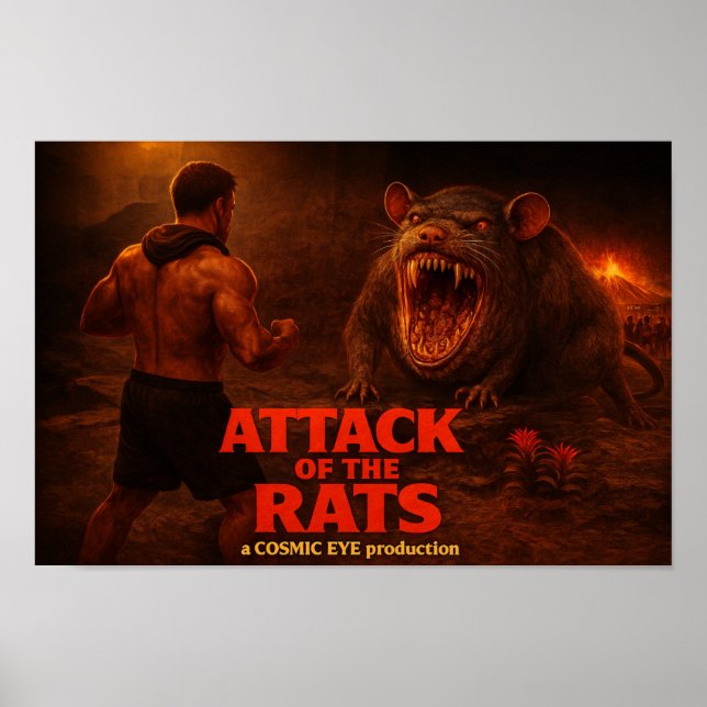 L'Attaque des Rats — Affiche officielle du film (Devant)