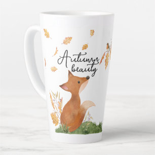 Latte Belle tasse à café d'automne