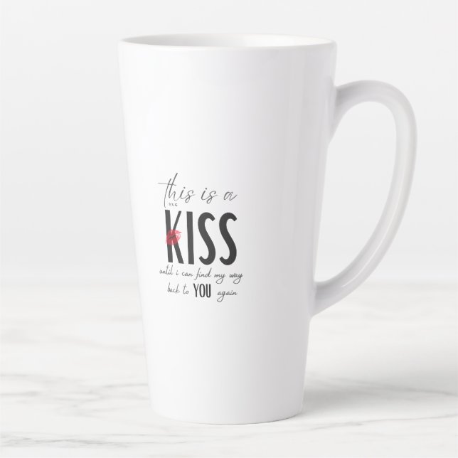 Latte Cette tasse est un baiser (Droite)