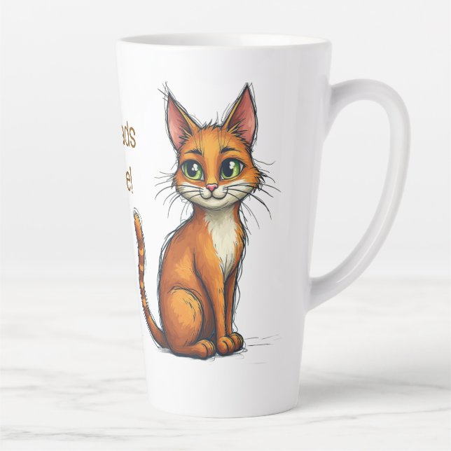 Latte Chat Dads Règle de la tasse - un cadeau de Fête de (Droite)