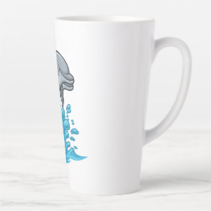 Latte Dauphin joyeux Splash - Tasse