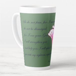 Latte Ésaïe 41:10 tasse de café