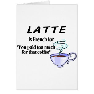 Latte Est Français Car...
