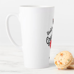 Latte La plus grande maman du monde, grosse tasse de lat