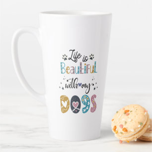 Latte La Vie Est Belle Avec Mon Chien Tasse