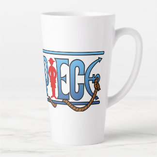 Latte lunettes , tasse