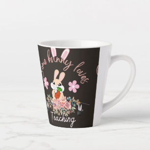Latte Mignonne tasse d'enseignement aimé par un lapin