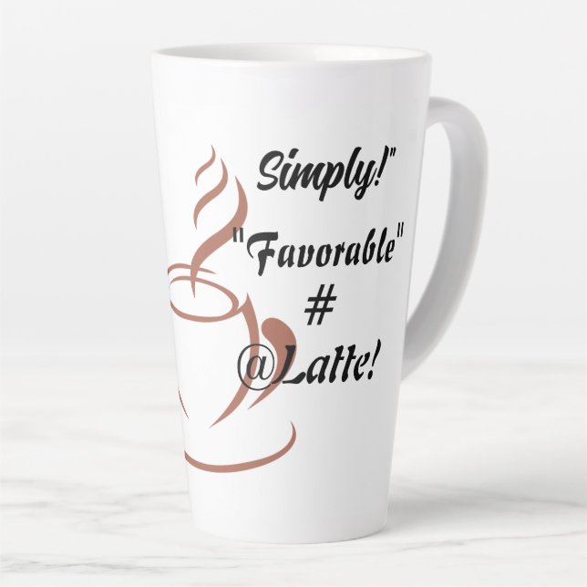 Latte Mug (Angle droit)