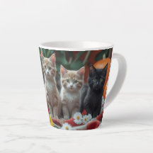 Latte Mug - Amoureux des chats