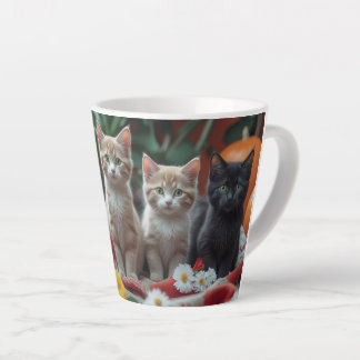 Latte Mug - Amoureux des chats