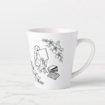 Latte Mug "Bookish Girl"