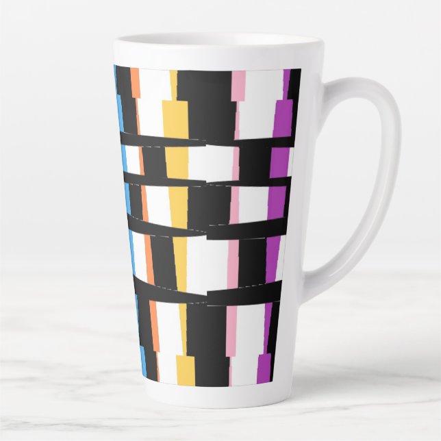 Latte Mug CHUNKY DESIGN ART CARRÉ (Droite)