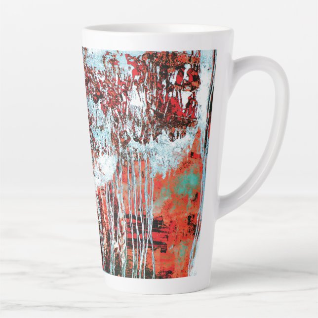 Latte Mug – Corrosion Pulse (Droite)