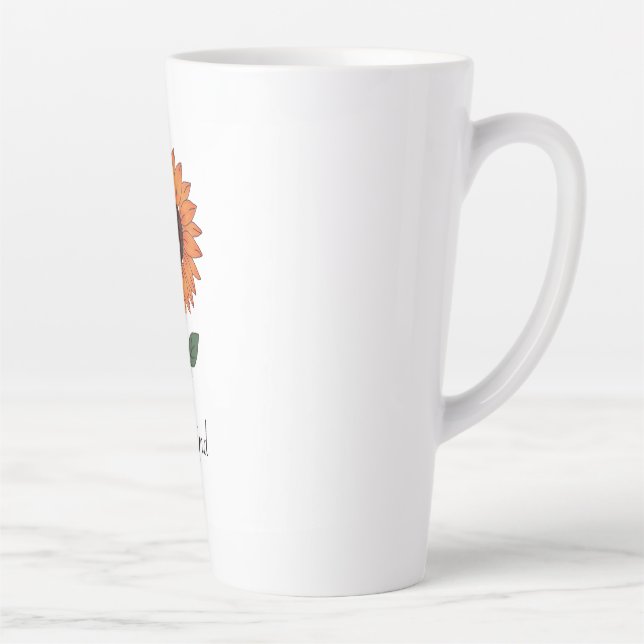 Latte Mug de la collection "bonté fleurie" (Droite)