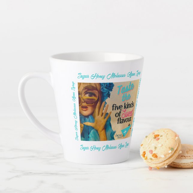 Latte Mug de vintage Voices (En situation)