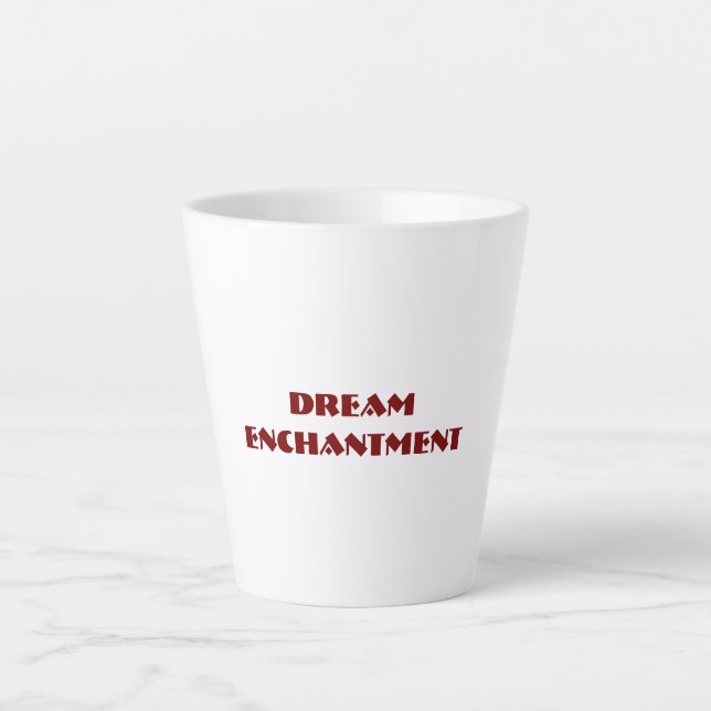 Latte Mug d'enchantement de rêve (Devant)