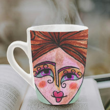 Latte Mug (Femme Whimsical - 01)