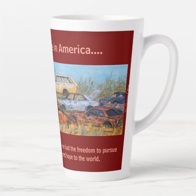 Latte Mug : Il était une fois en Amérique, bordeau (Droite)