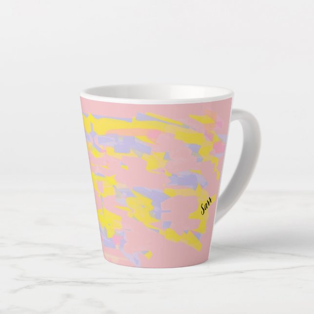 Latte Mug : Jour De Couleur (Angle droit)
