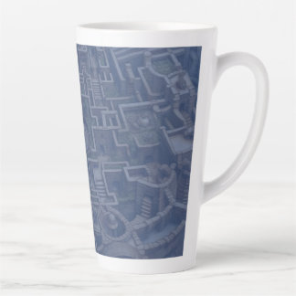 Latte Mug - LABYRINTH (denim bleu)