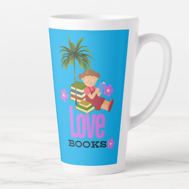 Latte Mug Love books (Droite)