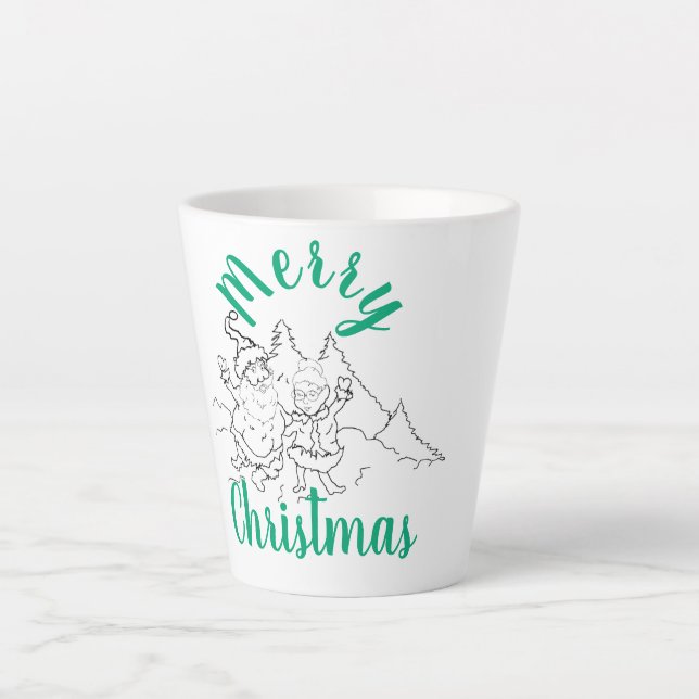 Latte Mug ; M. & Mme Claus (Devant)