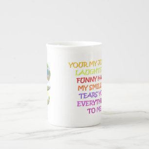 Latte Mug plaisante rire drôle mots mignons