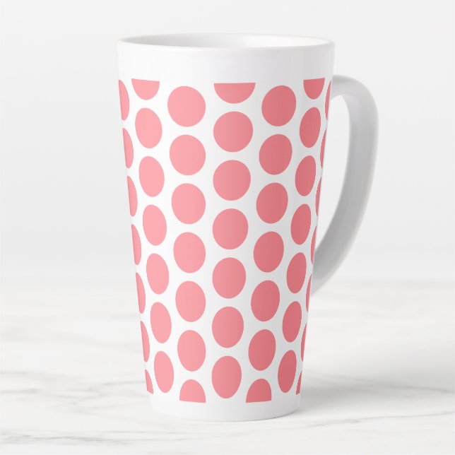 Latte Mug Pois Latte Mug (Angle droit)