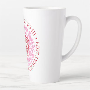 Latte Mug pour le couronnement 2023 - Rouge