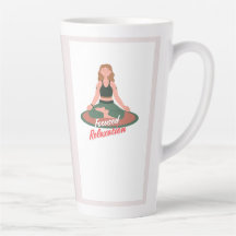 Latte Mug pour les amateurs de Yoga.