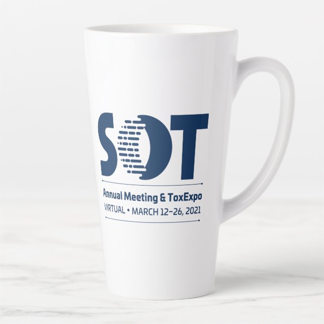 Latte Mug - Réunion annuelle 2021 (Molecule) (Droite)