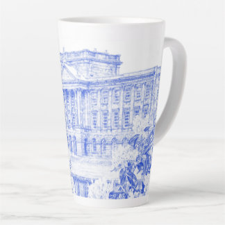 Latte Mug - 'The Grounds at Pemberley' (Bleu)