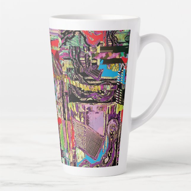 Latte Mug – Urban Fractals (Droite)