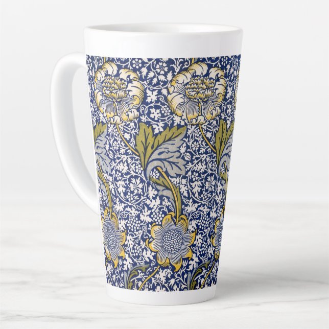 LATTE MUG : WILLIAM MORRIS : KENNET (Angle gauche)