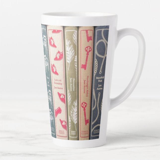 Latte Romans de Jane Austen sur tasse (Droite)