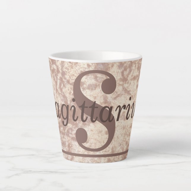 Latte Spécial élégant Sagittaris star signe tasse cadeau (Devant)