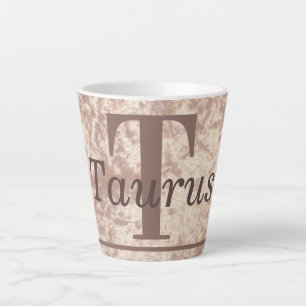 Latte Special élégant Taurus star signe cadeau tasse tas